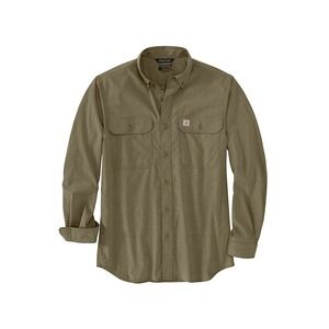 Carhartt Force Sun Defender Mens 2XL Chambray Relaxed Fit Long Sleeve Shirt